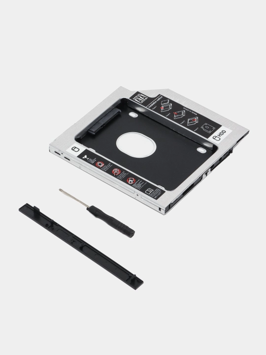 Салазки 12.7 мм и 9.5 мм optibay переходник dvd ssd hdd адаптер вместо дисковода Caddy