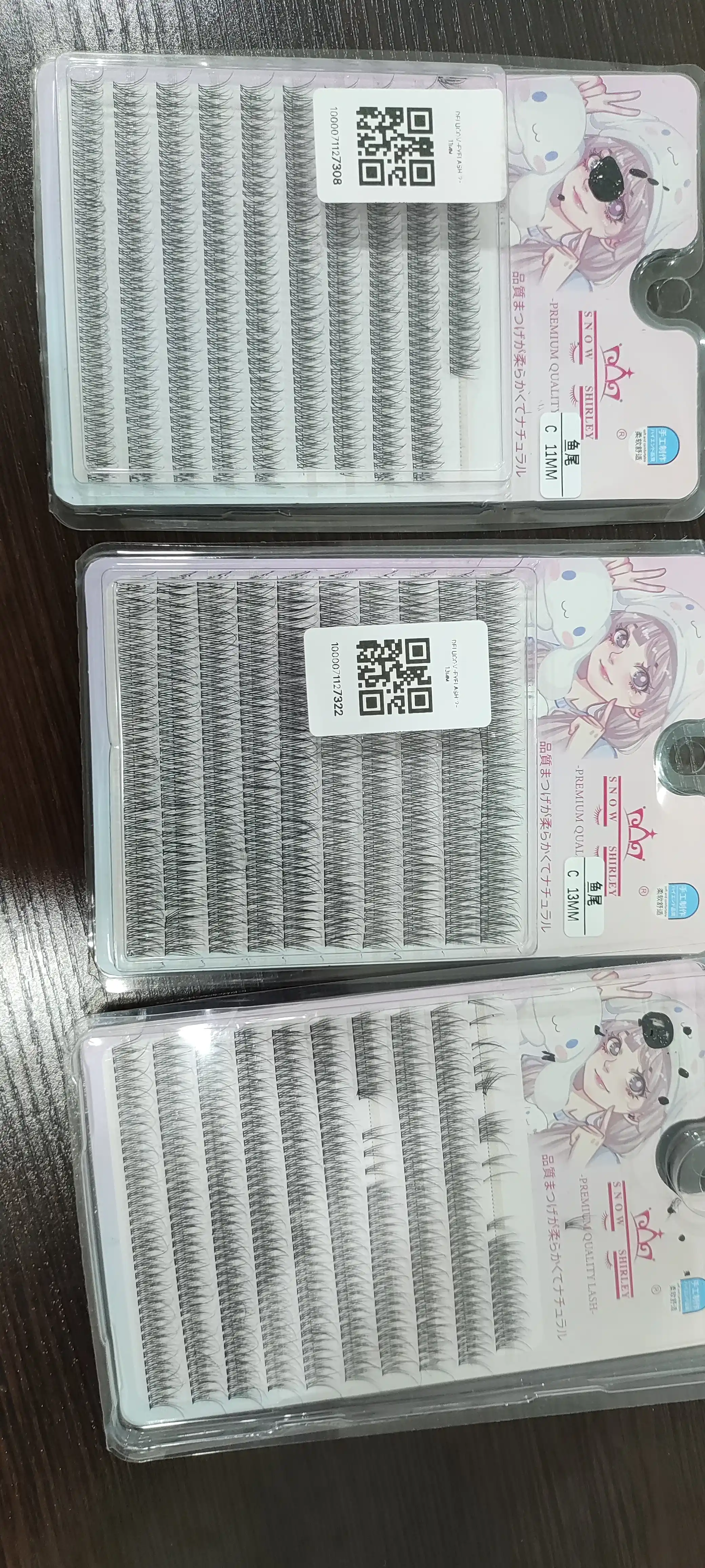 Snow Shirley Premium Quality tutamcha kipriklar to‘plami 10,11,12,13 мм