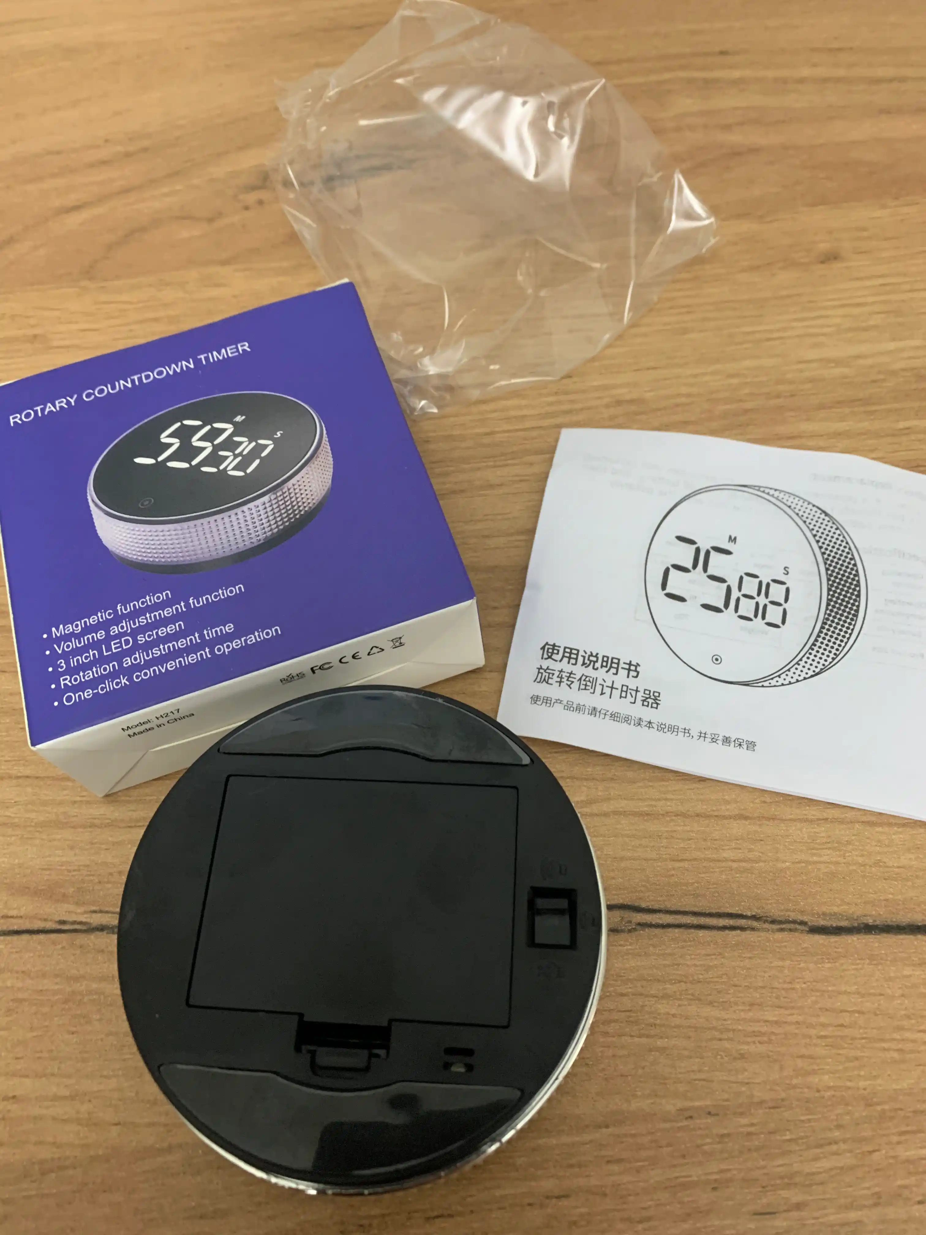 Таймер, электронный счетчик времени TIMER LED-таймер для кухни учебы спорта и дома
