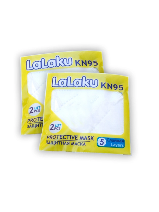 Kattalar uchun KN95 klapansiz Lalaku himoya niqobi 5 qatlamli 2 dona