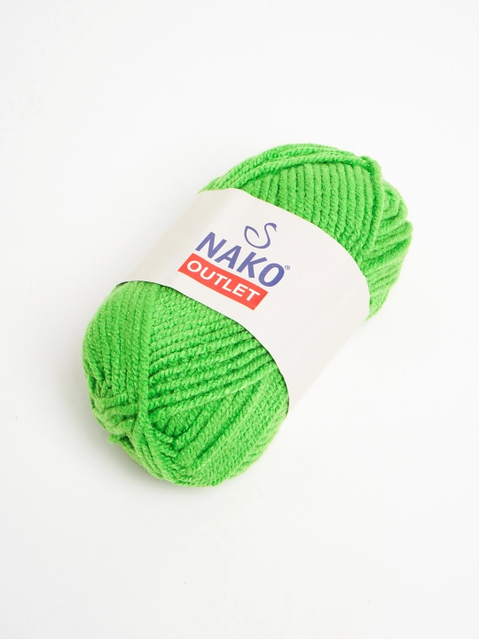 Пряжя Nako Outlet - плотная вязка,100% акрил, 250 м, 50 г (+- 5 г, 10%+-),в упаковке 1 шт - 