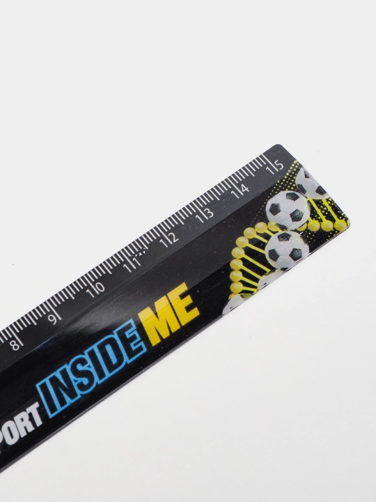 ErichKrause plastik lineykasi, 15 sm, 5 ta dizayndan iborat assortiment 61767