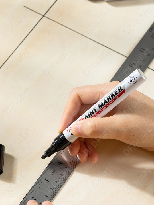 Маркер Paint  U500-BK (чр) Deli, 500-BK-U