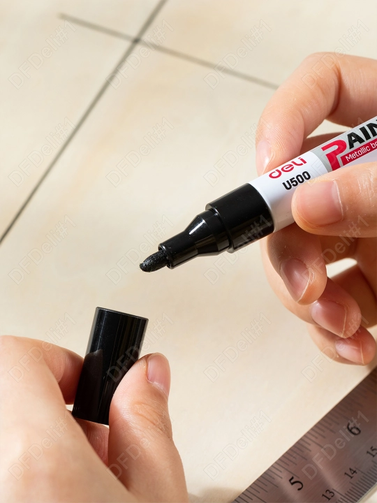 Маркер Paint  U500-BK (чр) Deli, 500-BK-U