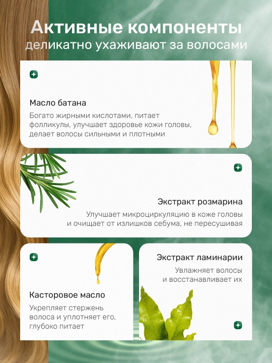 Keratin Queen шампунь для стимуляции роста волос с маслом батана, 750 мл