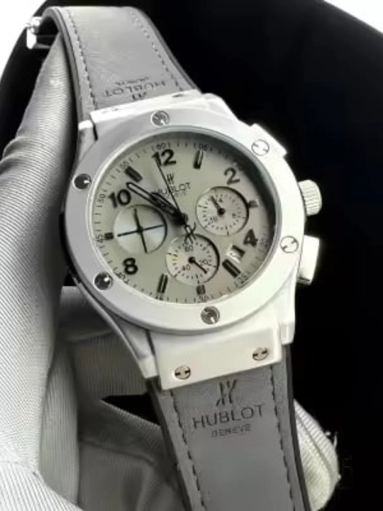 Мужские наручные часы HUBLOT, с батарейкой, в подарочной коробке