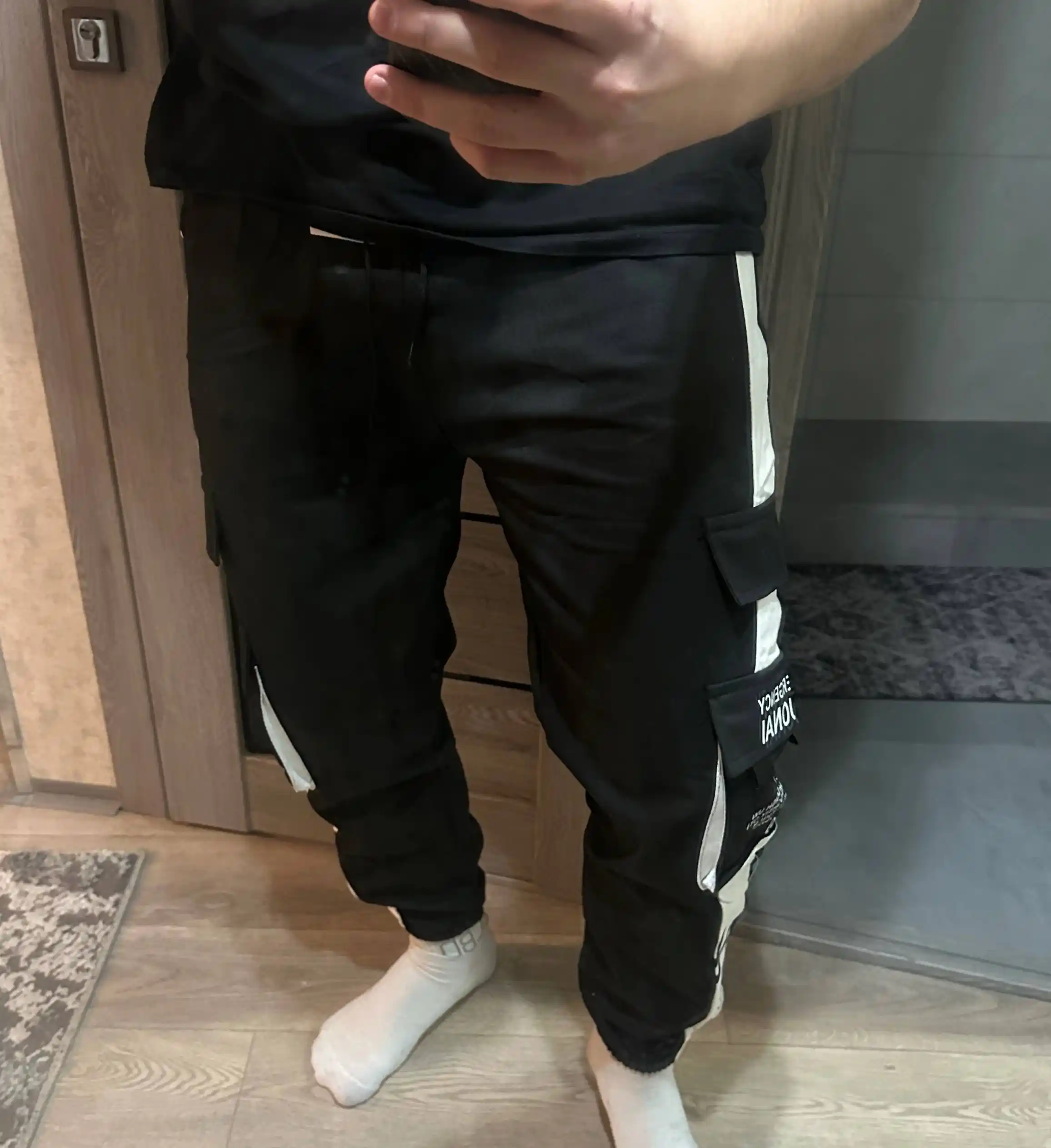 Erkaklar kargo shimlari, ko'p cho'ntakli sport uslubidagi shimlar, razmer M-XXXL