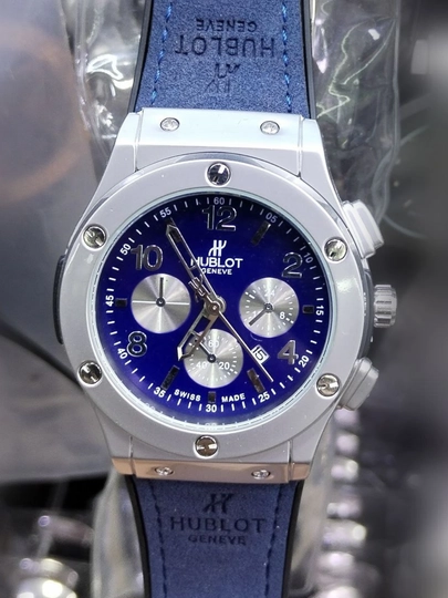 Мужские наручные часы HUBLOT, с батарейкой, в подарочной коробке — NEWATCH-HUBLOT1-МОРСК