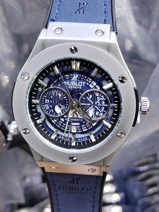 Мужские наручные часы HUBLOT, с батарейкой, в подарочной коробке