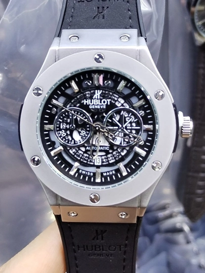 Мужские наручные часы HUBLOT, с батарейкой, в подарочной коробке — NEWATCH-HUBLOT1-СЕРМЕТ