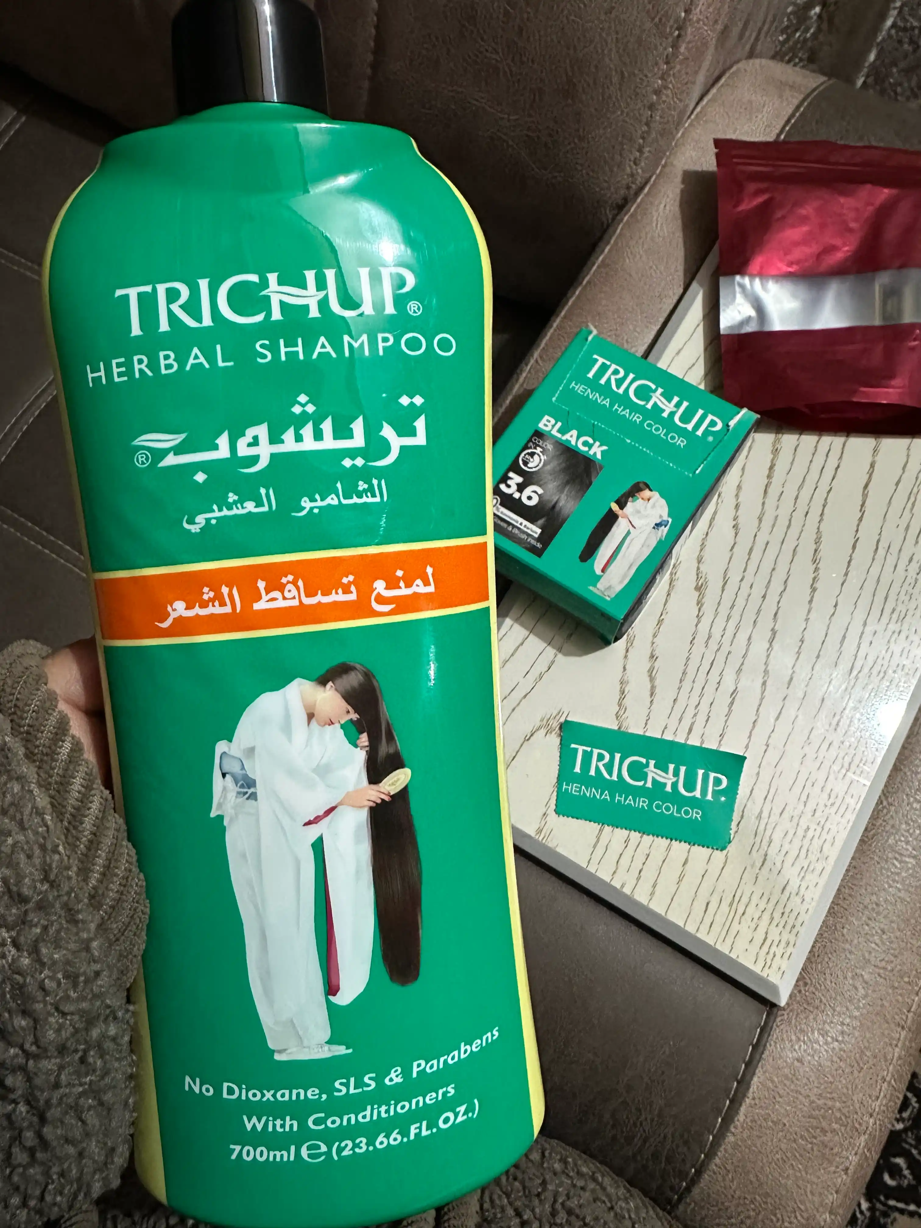 Trichup Hair Fall Control, 700 ml, shampun — soch to‘kilishiga qarshi, mustahkamlash