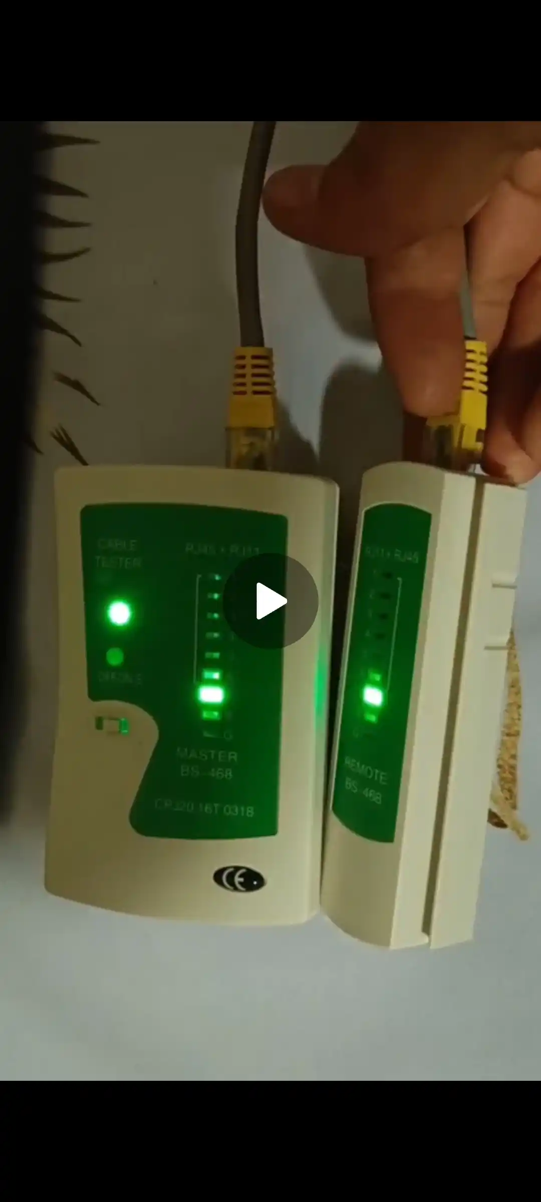 Лан тестер, для проверки сетевого кабеля RJ45 - RJ11