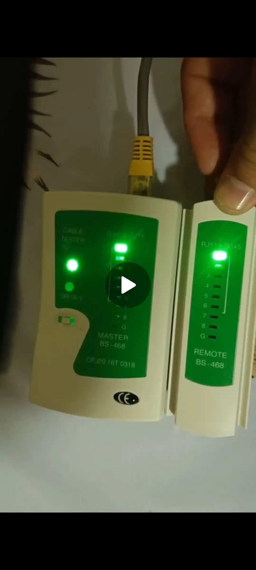 Лан тестер, для проверки сетевого кабеля RJ45 - RJ11