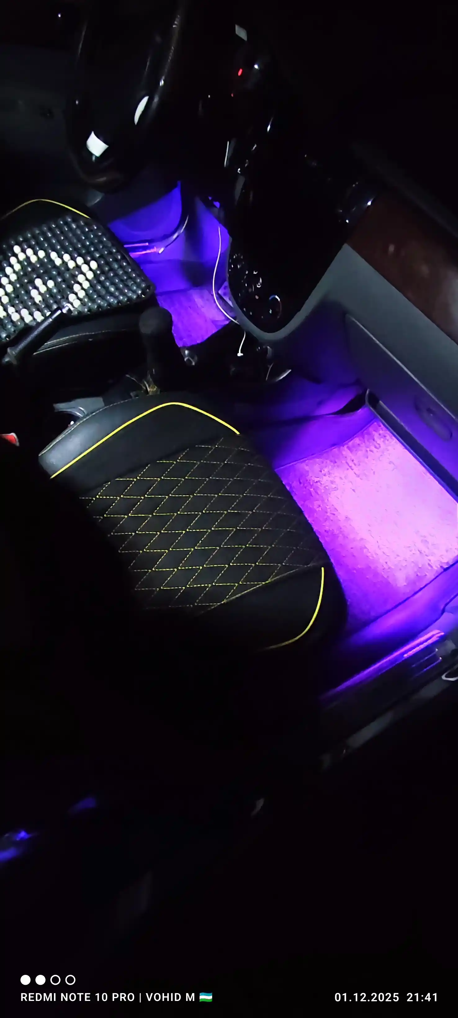 RGB лента для салона автомобиля, 12 разных лампочек