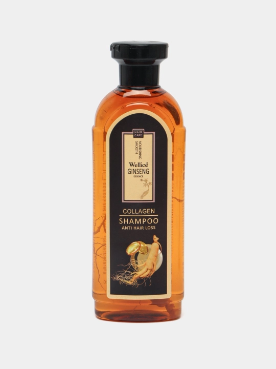 Шампунь женьшеневый Wellice Ginseng Collagen, против выпадения волос, 420 мл