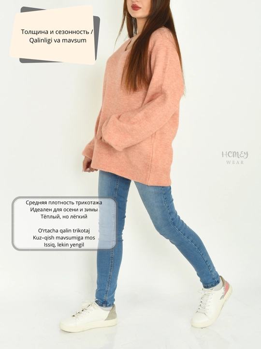 Ayollar sviteri, S-2XL gacha mos