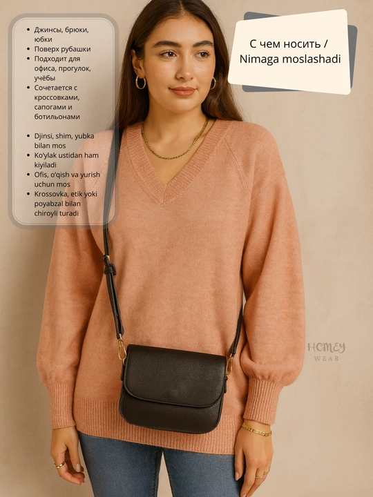 Ayollar sviteri, S-2XL gacha mos