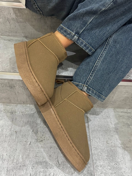Ugg ayollar moynali UGG qishki etiklar issiq botinkalar, 1 olcham kichiq