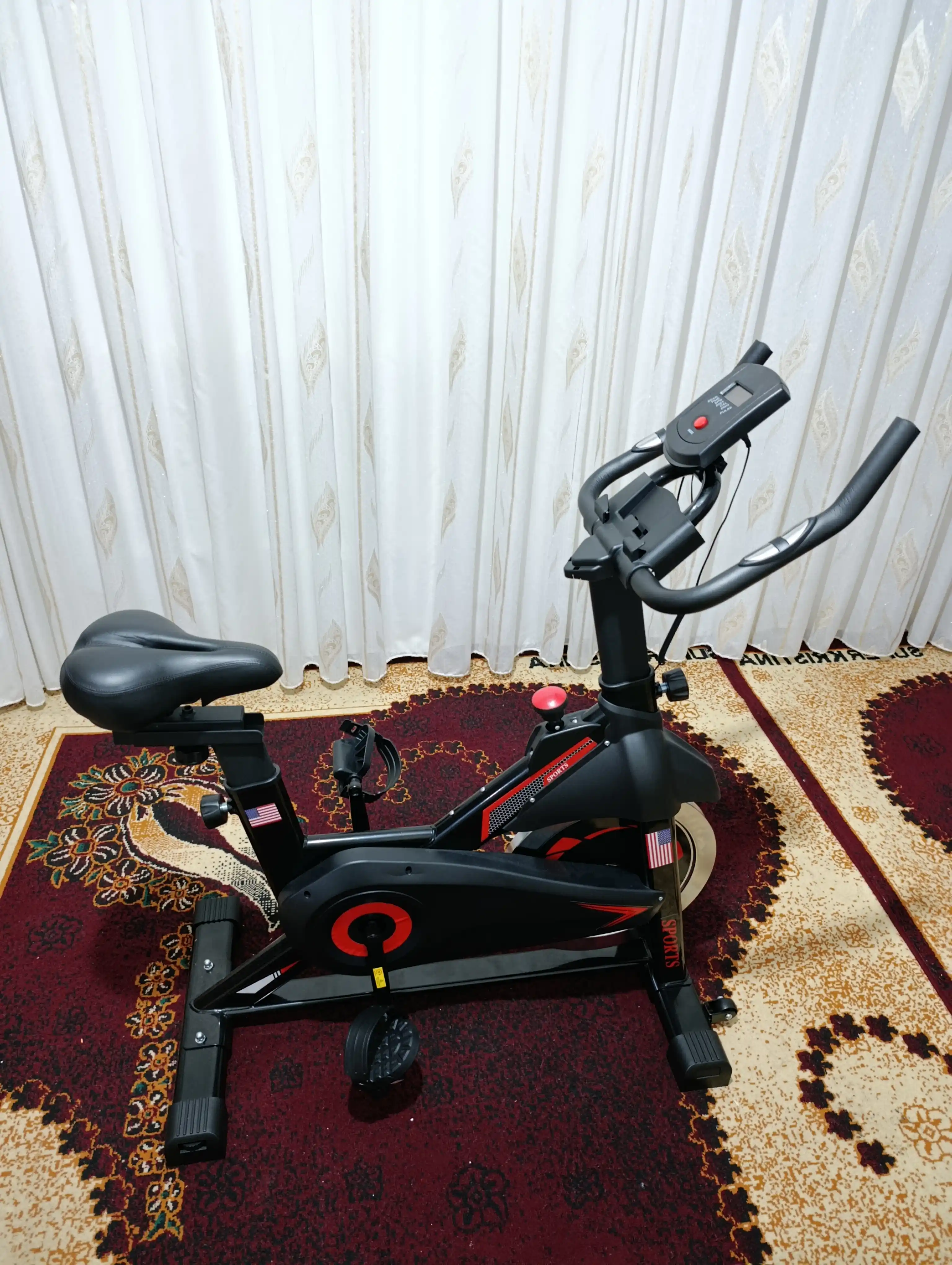 Велотренажер ZEN FIT, спин-байк домашний, велотренажер для ног, кардио, нагрузка до 120 кг
