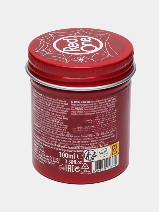 Soch turmaklash uchun mum o'rgimchak to'ri RedOne Spider Hair Wax, 100 ml