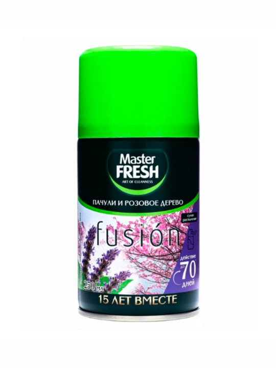 Master FRESH Havo tozalagich "Pachuli va atirgul daraxti" almashtiriladigan ballon, 250 ml - 