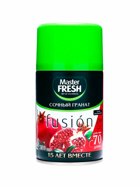 Master FRESH "Sochniy granat" almashtiriladigan havo tozalagich balloni, 250 ml - 