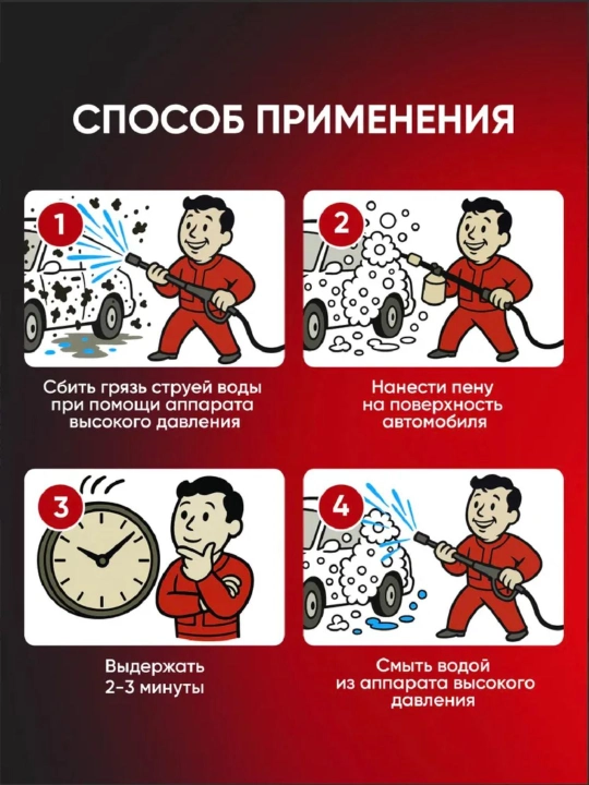 Автошампунь Complex MIRACLE для бесконтактной мойки, розовая пена, 20 литр