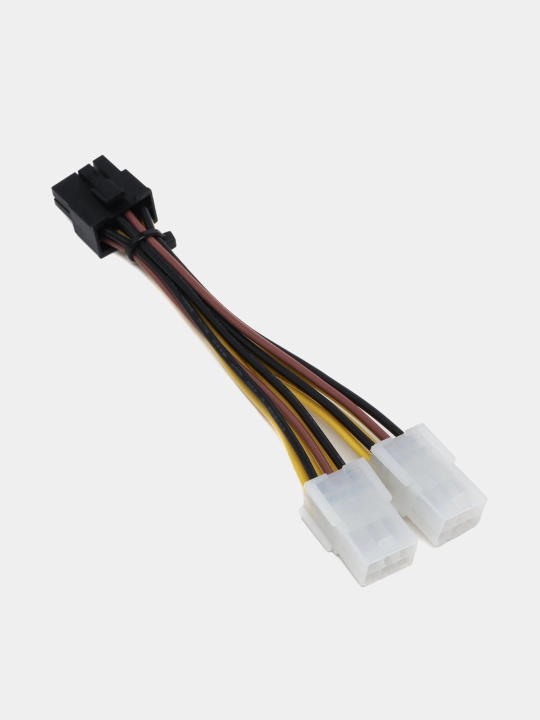 Konverter quvvat kabeli PCIe Dual 6 Pin dan 8 Pin videokartaga - 
