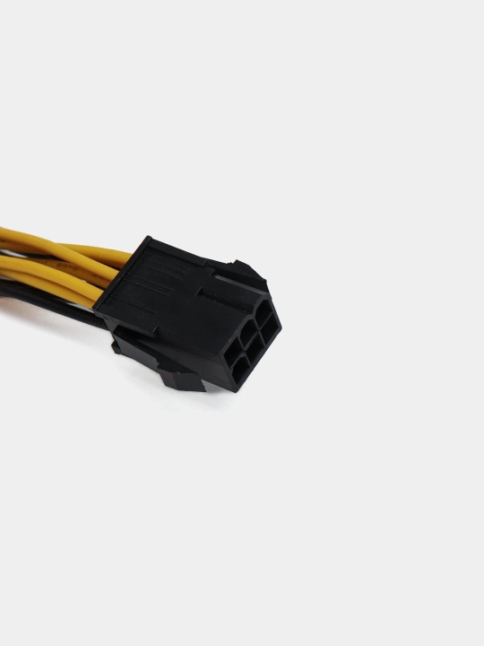 Videokarta uchun o'tkazuvchi quvvat kabeli 6 Pin dan 2 ta 8 Pin gacha