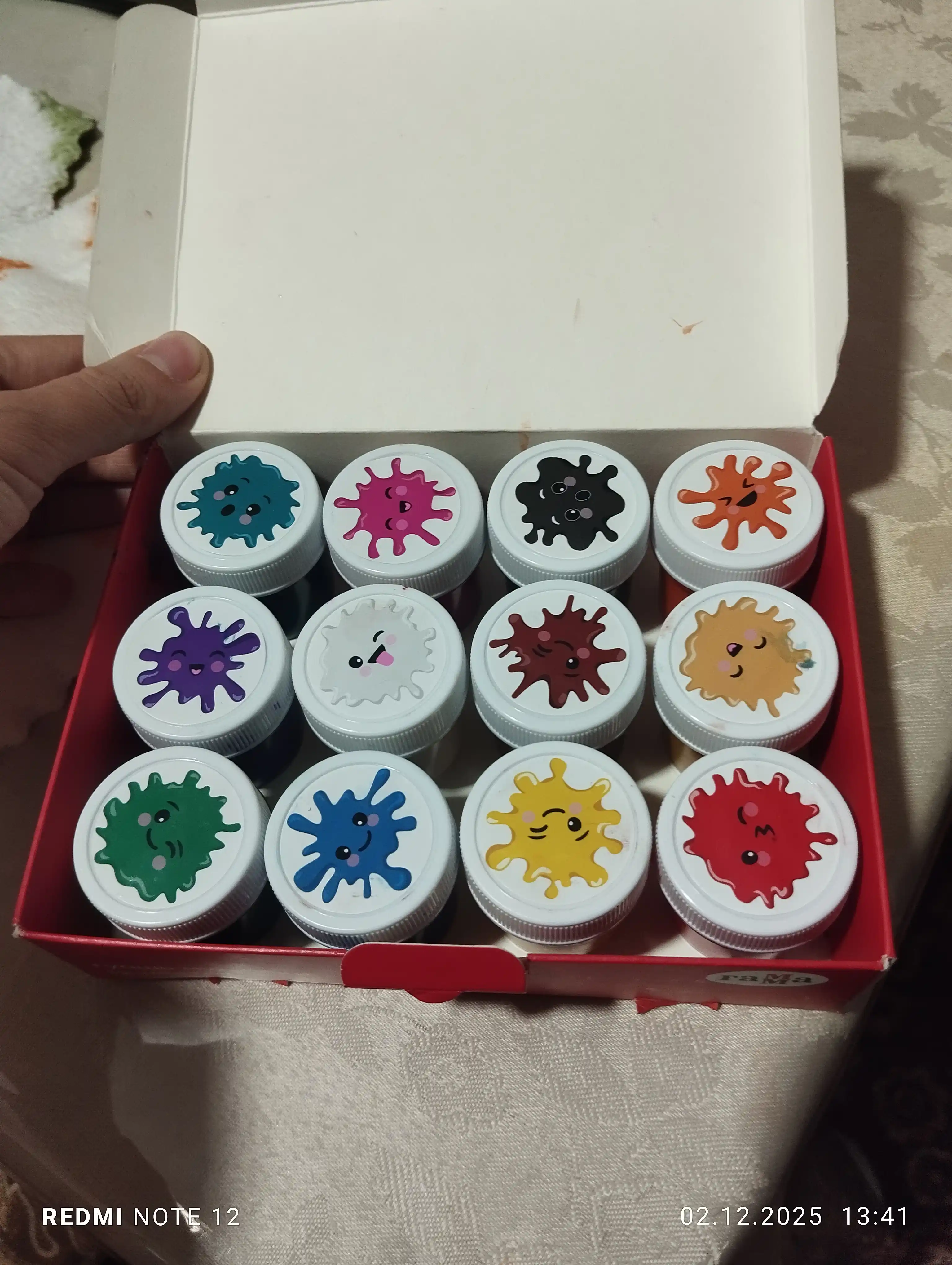 Gamma "Multiki" guashi, 12 ta gul, 20 ml, karton