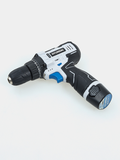 Akkumulyatorlik shurup buragich, 1 ta akkumulyator 12V/21V to'plam 27/55 talik HYUNDAI
