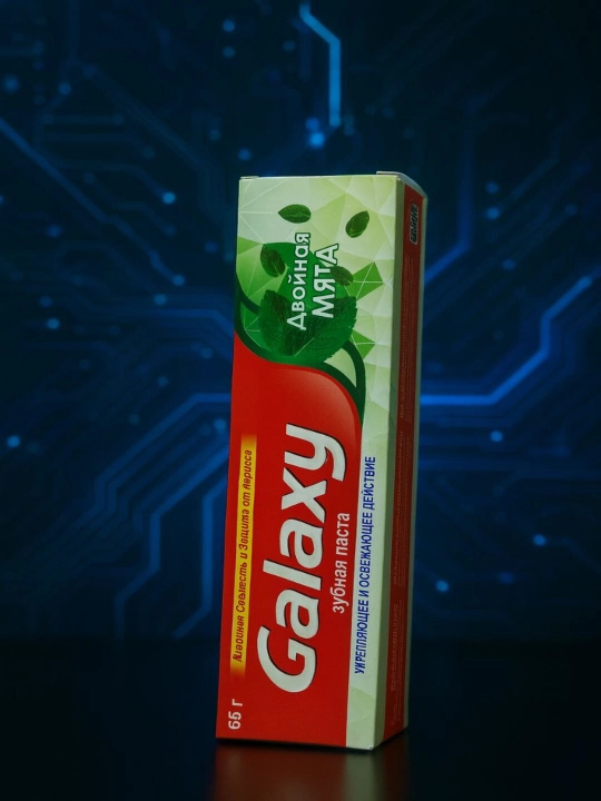 Зубная паста GALAXY, кристальная мята для отбеливания зубов, 65 мл - 