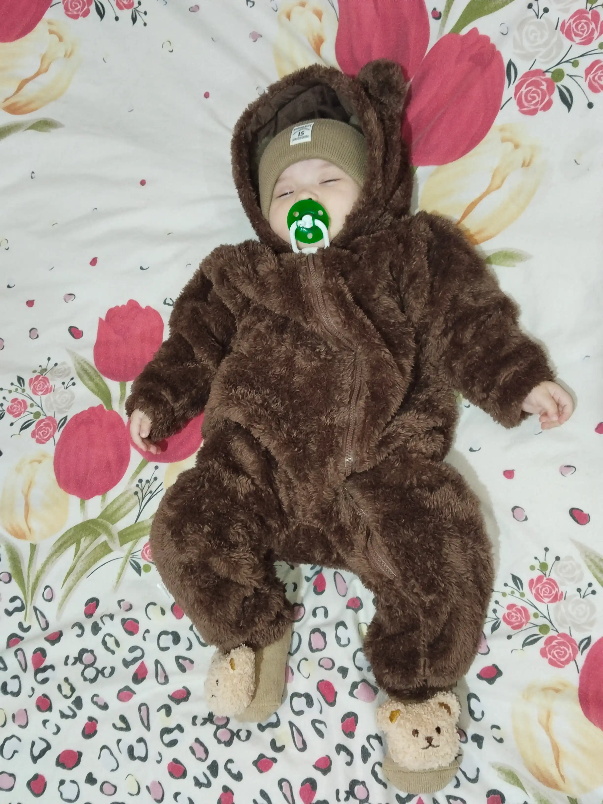 Плюшевый комбинезон для новорожденных малышей Teddy Bear