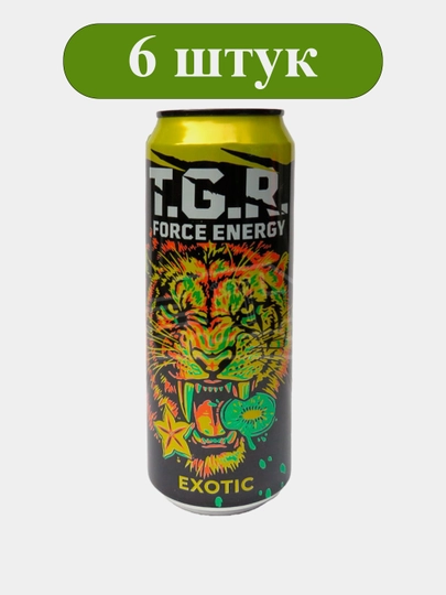 Набор T.G.R. Mojito 0,45 л × 6 — энергетический напиток — БАЛТИКА-B10