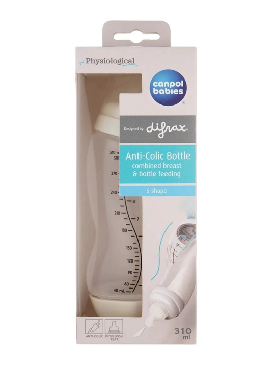 Keng og‘izli antikolik butilkasi Canpol Babies, 310 ml