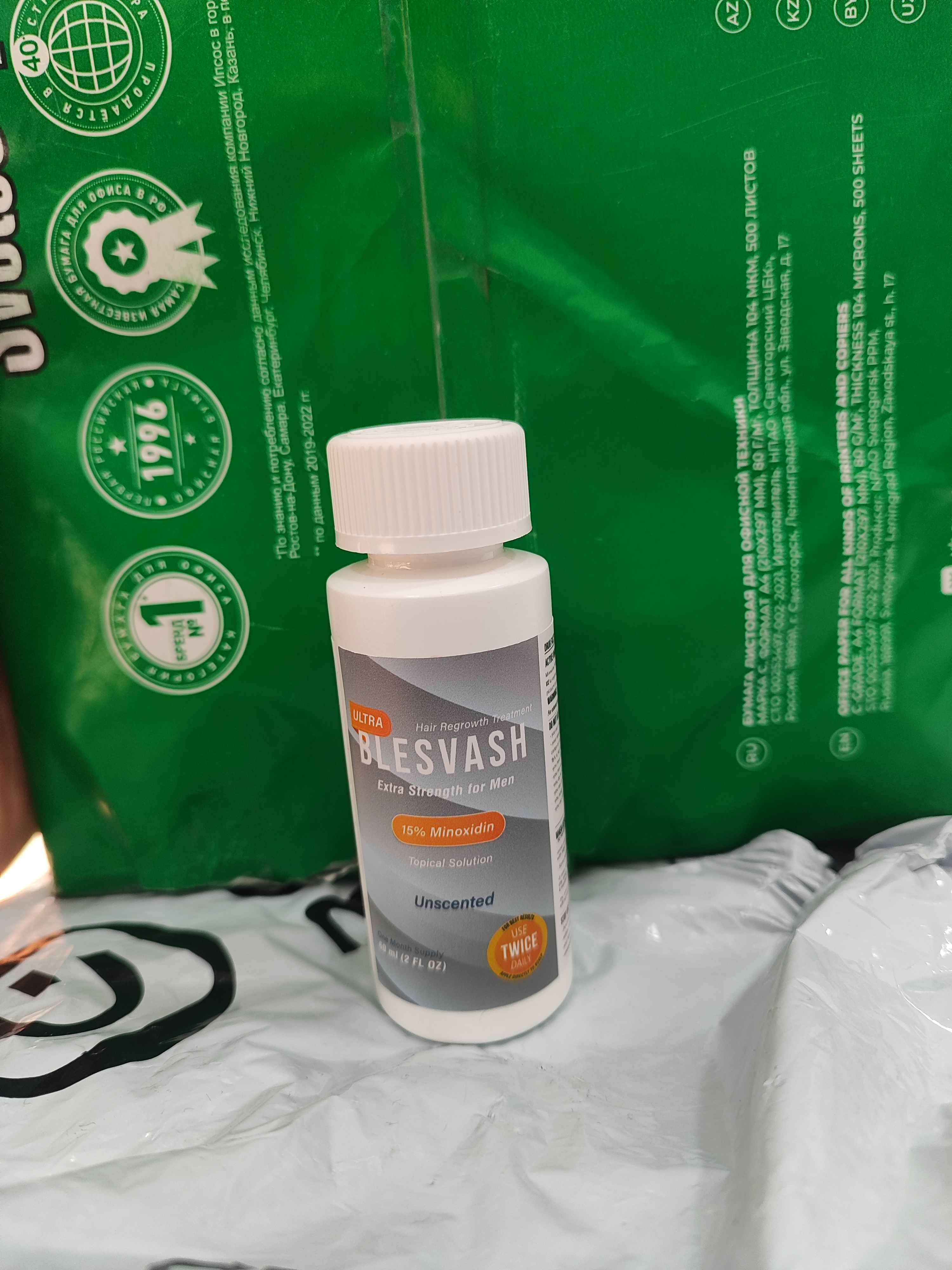 Миноксидил BLESVASH Topical Solution, 15%, 60 мл