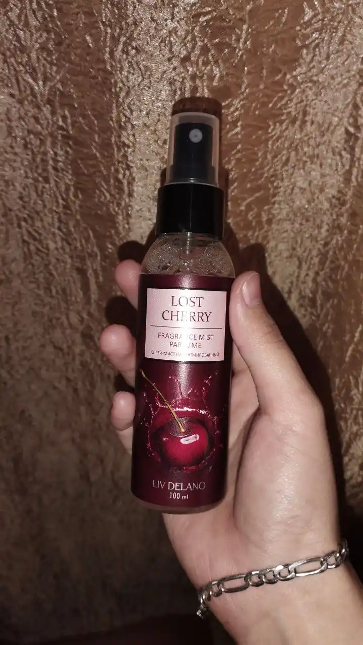 Parfyumlangan sprey-mist tana uchun Lost Cherry Liv Delano, ayollar uchun, 100 ml