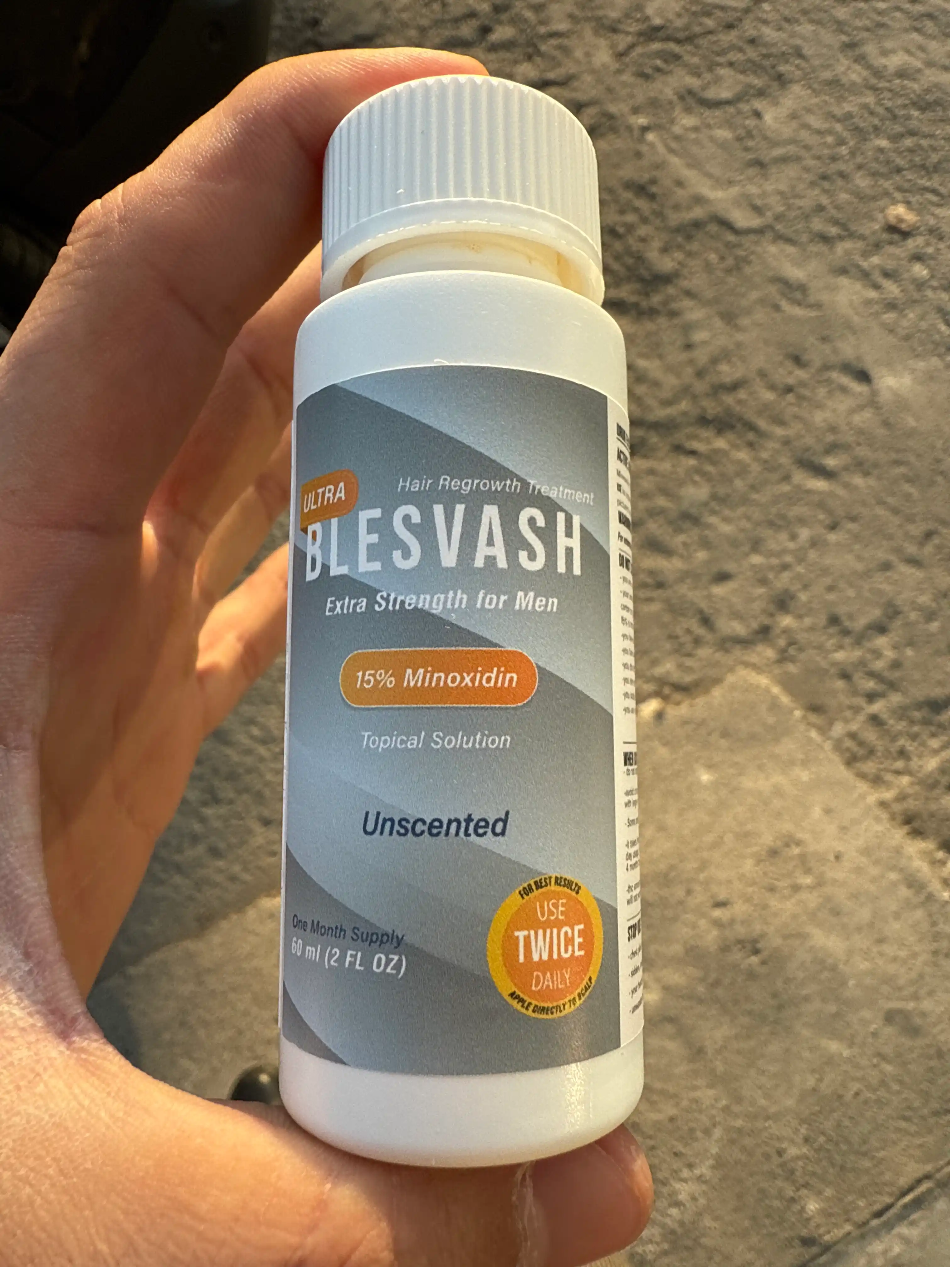 Миноксидил BLESVASH Topical Solution, 15%, 60 мл