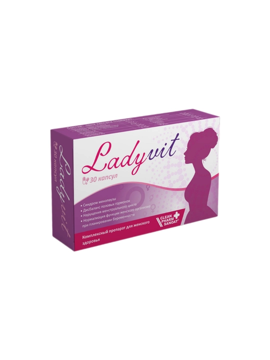 Ladyvit — ayollar salomatligi uchun kompleks preparat, 30 kapsula - 