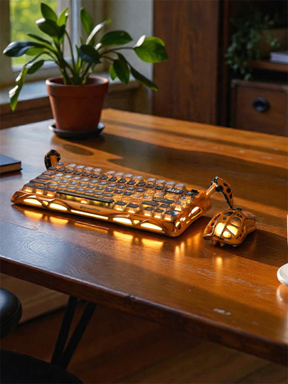 O'yin klaviatura Gravastar Mercury K1 Pro Yellow
