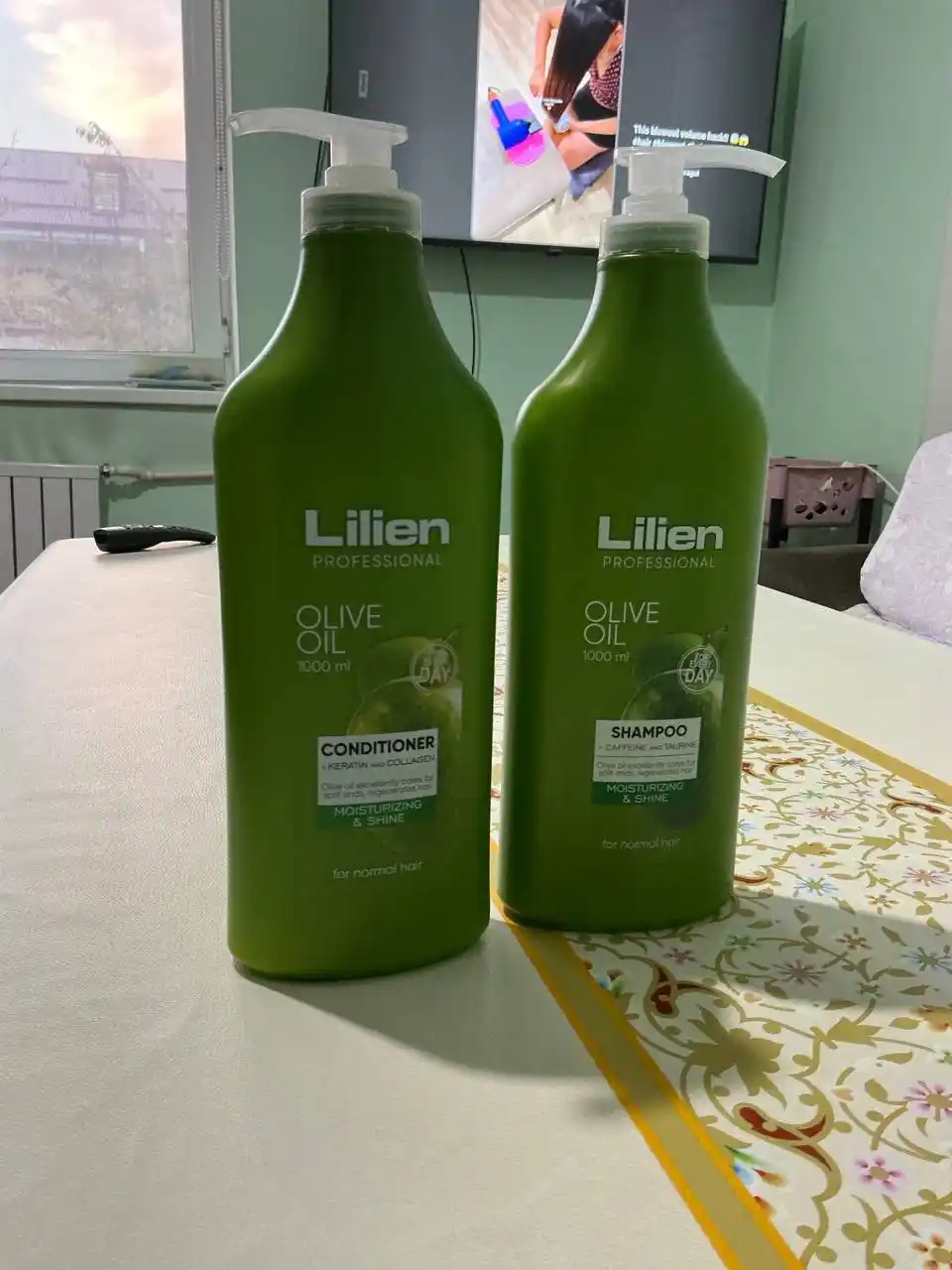 Yogli sochlar uchun kondtsioner LILIEN OLIVE OIL, 1 litr