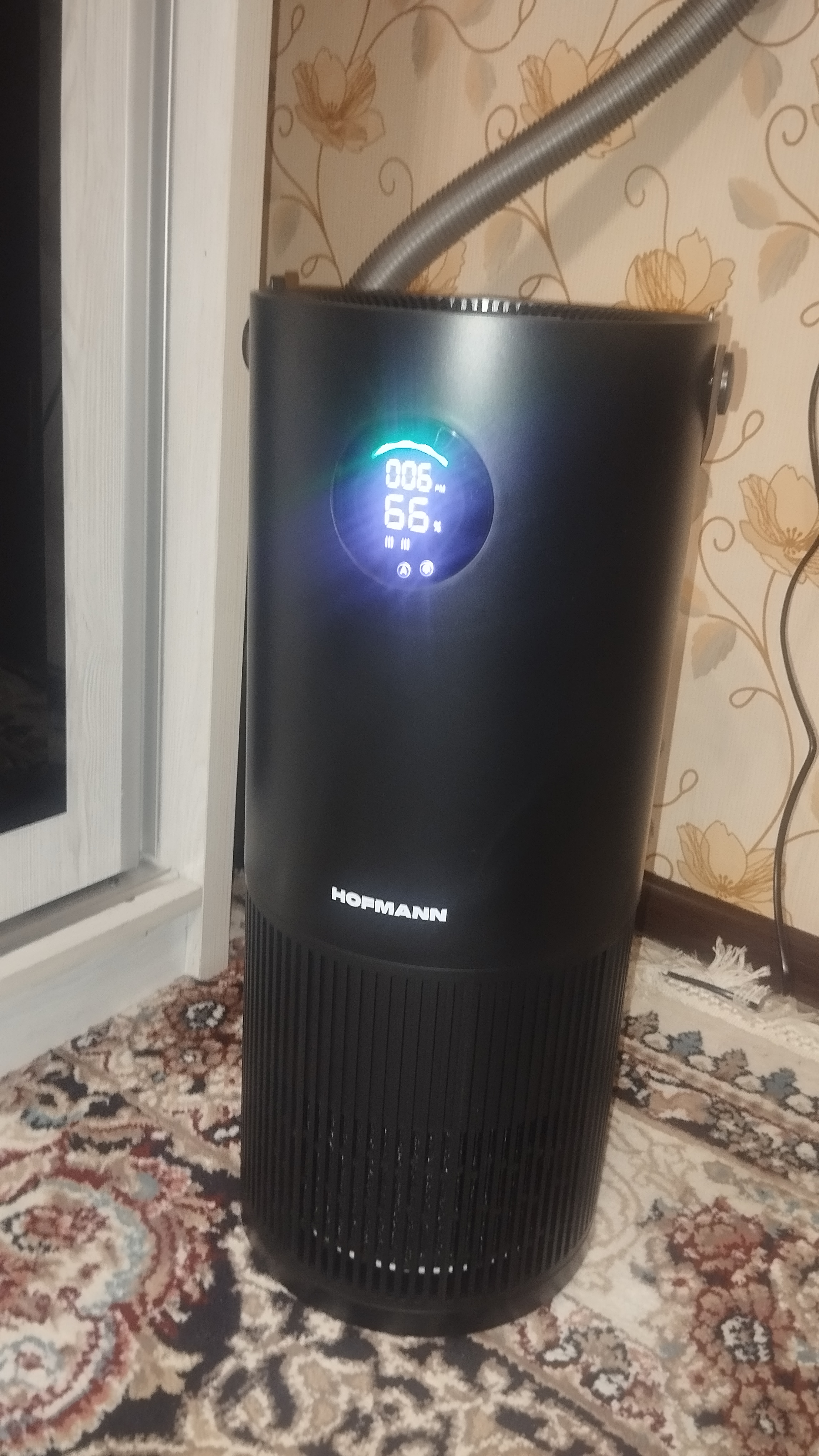 Очиститель воздуха Hofmann HEPA H13 WiFi ионизация 40м² 3.75л 25–65Вт увлажнение