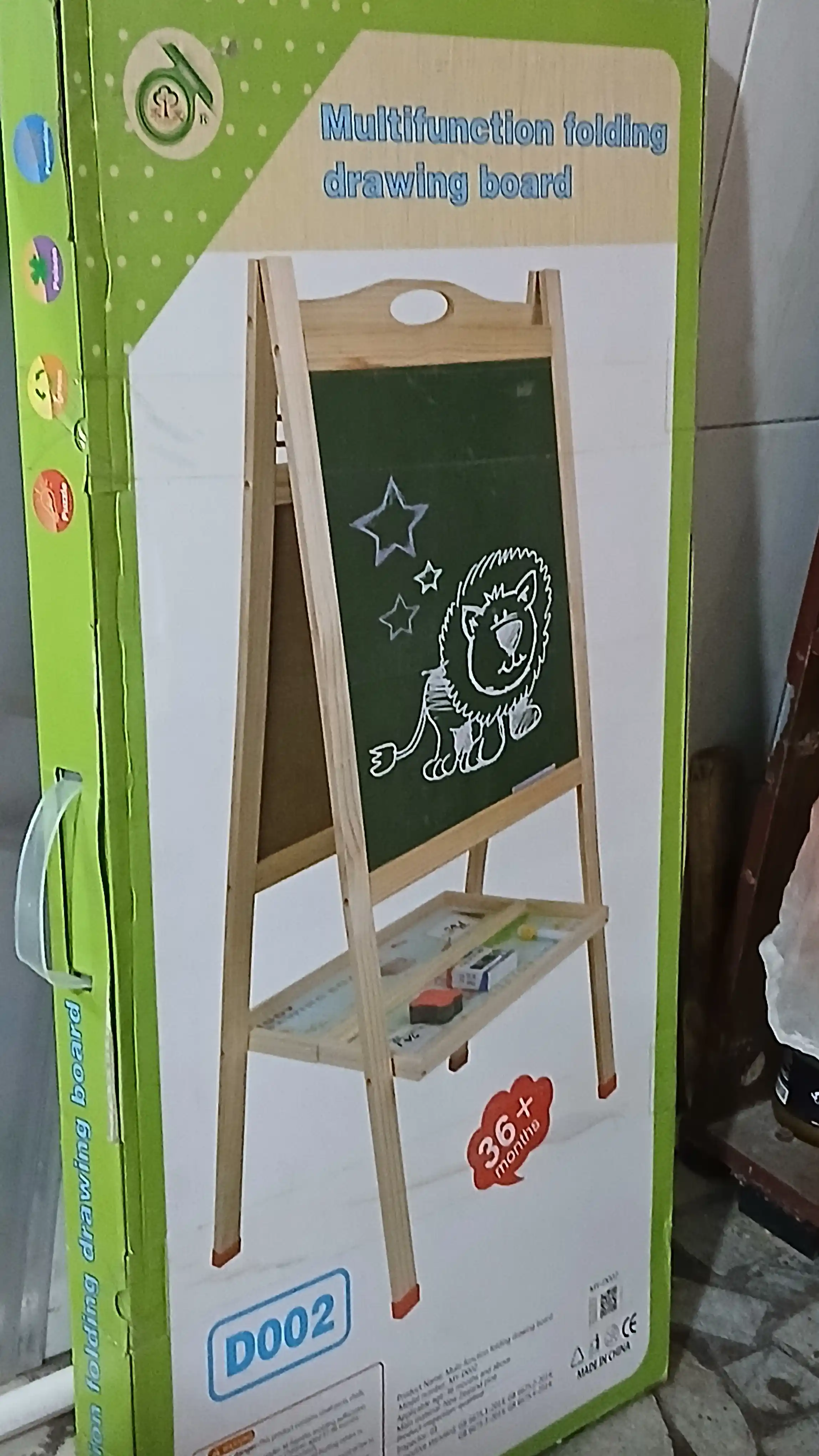 Bolalar molberti, melar va marker bilan chizish uchun magnit doska