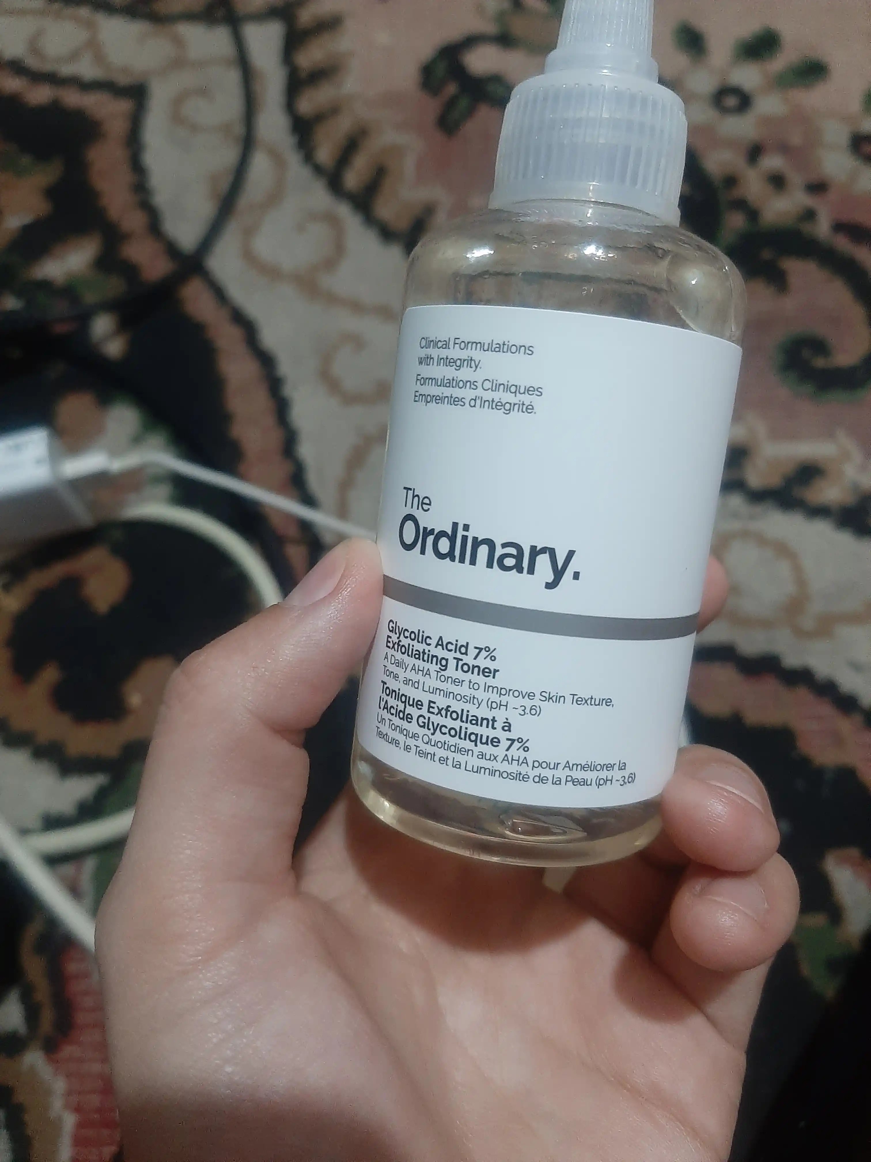 Пилинг-тоник с гликолевой кислотой, для сияющей и гладкой кожи The Ordinary GlycolicAcid 7%