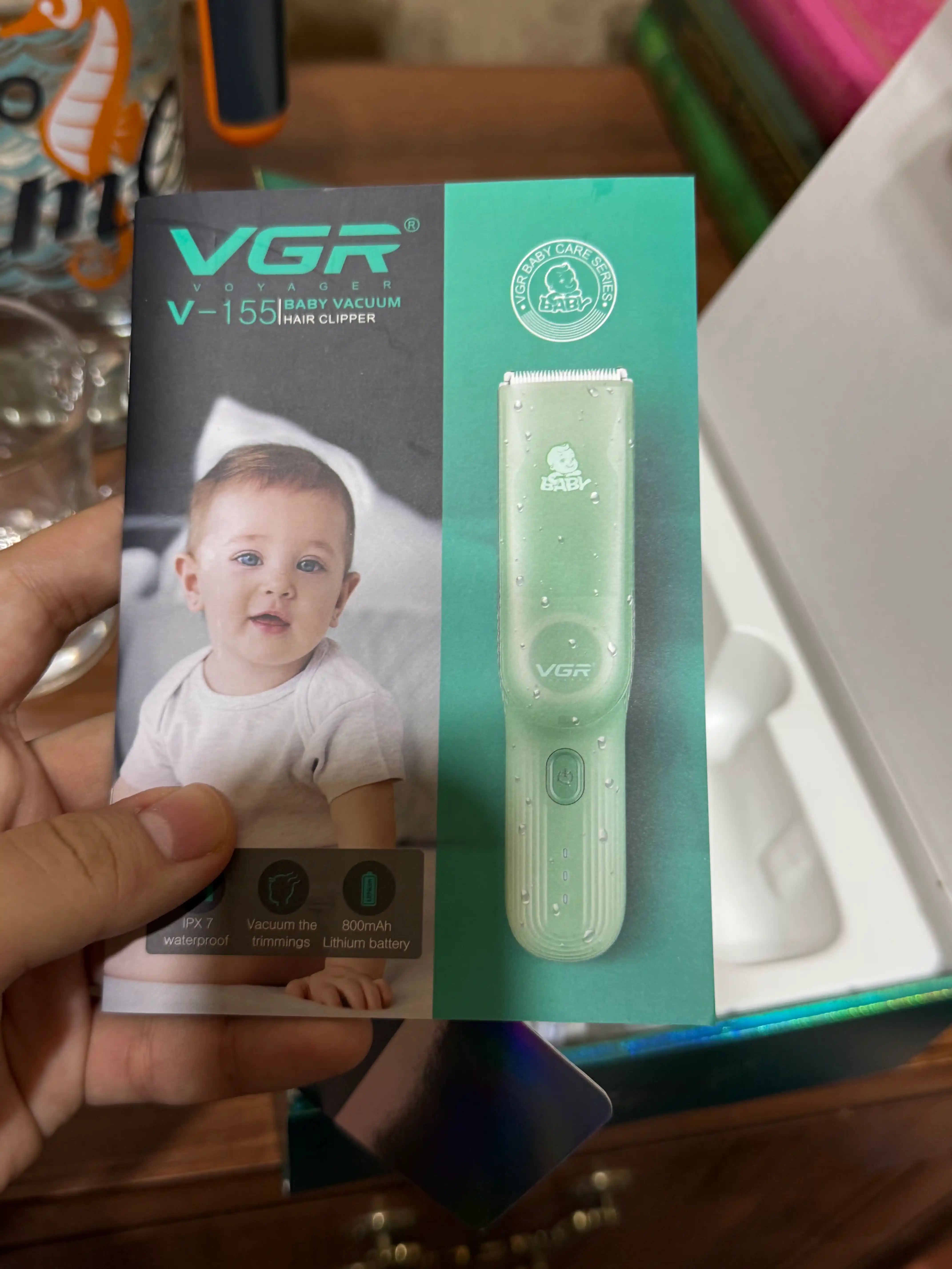 Машинка детская VGR для стрижки волос, безопасные машинки для детей