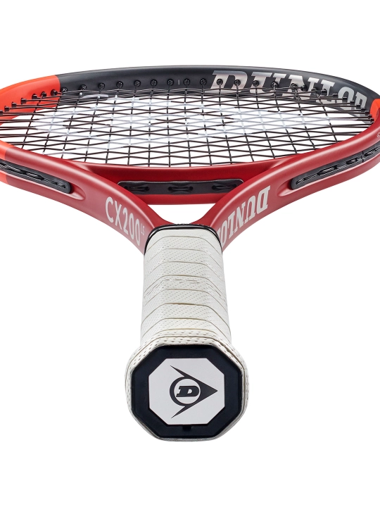 Tennis raketkasi professional Dunlop CX 200 LS yengil model / qizil / nazorat