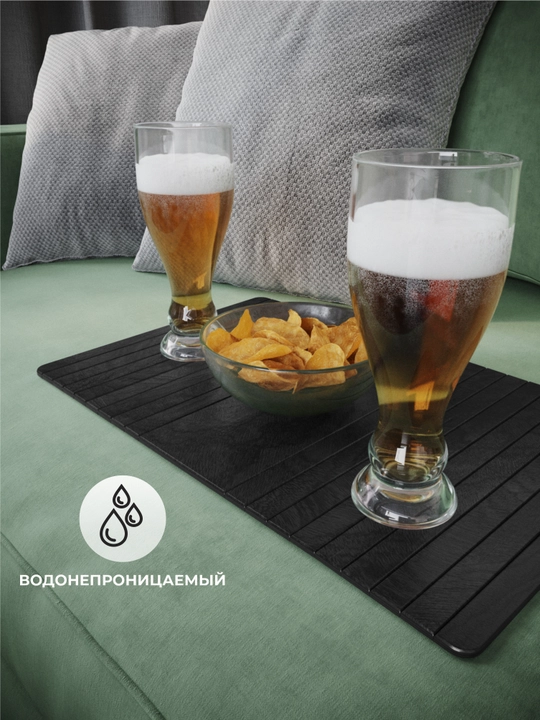Taglik yog‘ochdan. "Cofee, Please" divan suyanchig‘i qoplamasi