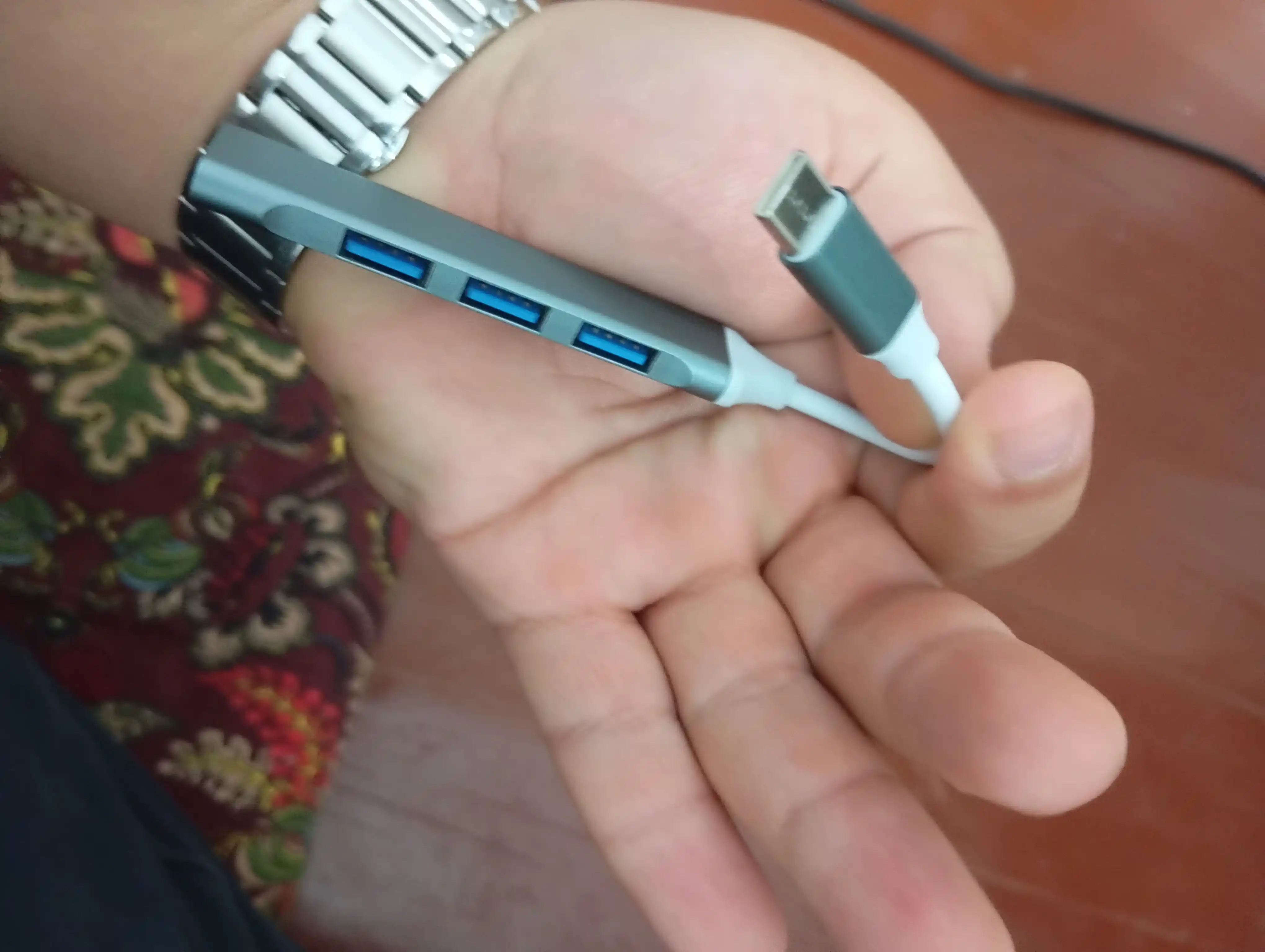 4 portli USB HUB 3.0 Type-C, hab-markazi, USB port