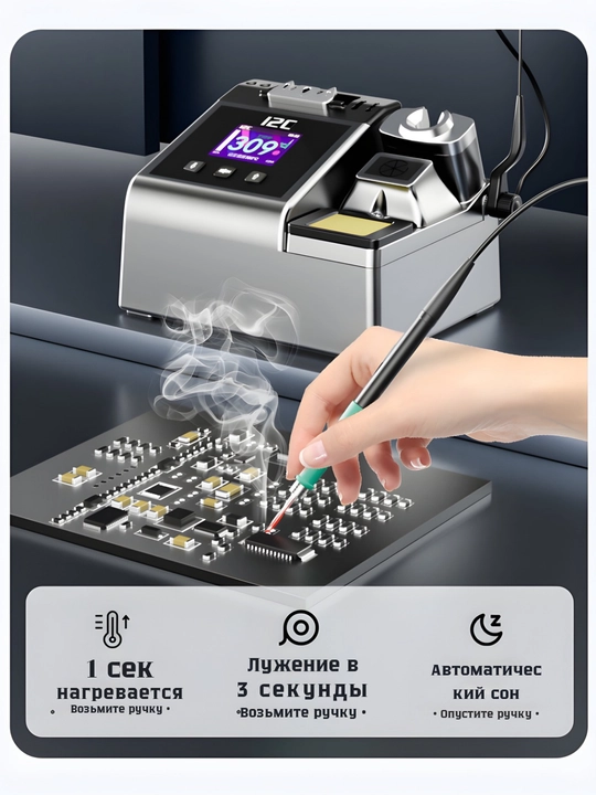 I2C 150 Вт электрический паяльник 2SDN — постоянный ток для больших и малых паяльных точек - 