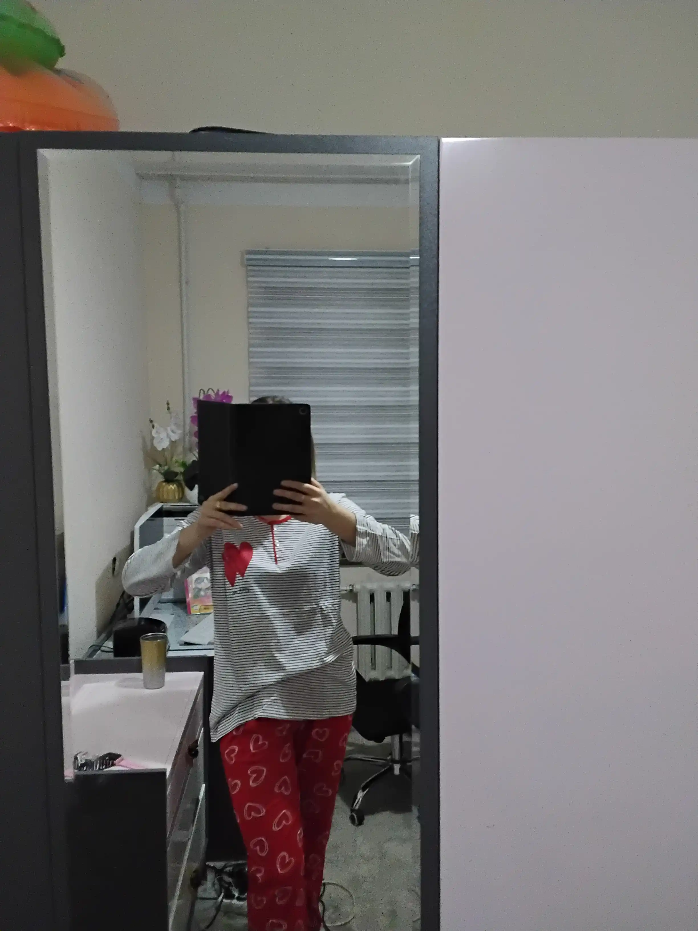 Ayollar pijama to‘plami, ishton va ko‘ylak, 100% paxta